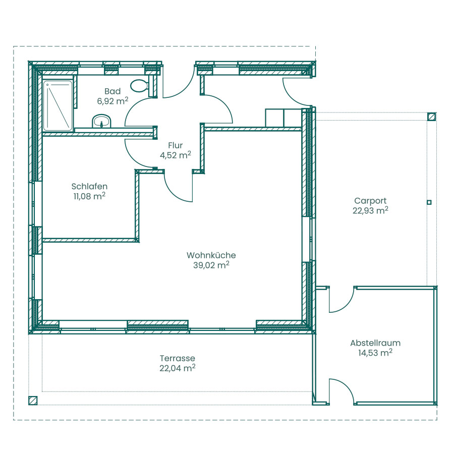 Grundriss HeyHaus Happy