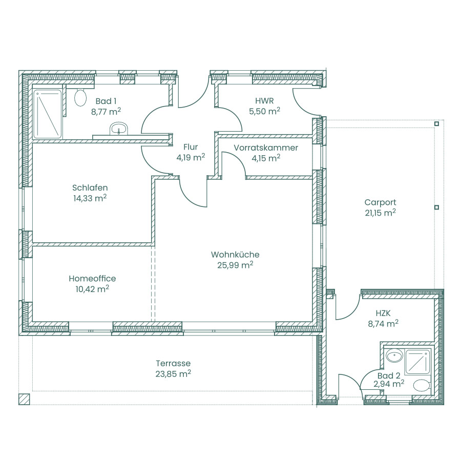 Grundriss HeyHaus Happy